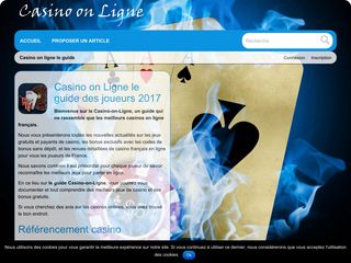 Casino on Ligne annuaire et guide web de casino en ligne