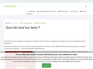 Ce que vous voulez savoir d’original sur le monde