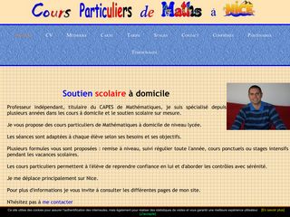 Cours particuliers de Maths à Nice
