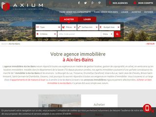 Nouvelle agence immobilière à Aix les Bains