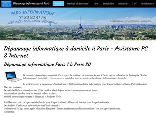 Dépannage informatique à Paris à domicile