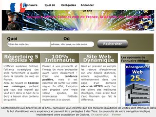 Annuaire colonel, le bonus web des internautes