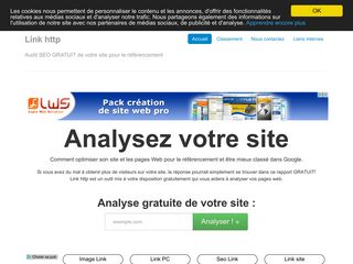 Link http Audit SEO de site ou celui d’un client