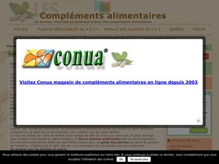 Le plus grand guide web des plantes médicinales