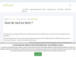 Ce que vous voulez savoir d’original sur le monde