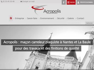 Acropolis : carrelage et plâtrerie Nantes La Baule