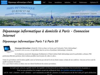 Dépannage informatique à Paris à domicile