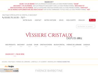 Vessiere Cristaux, trouver des objets en barbotine
