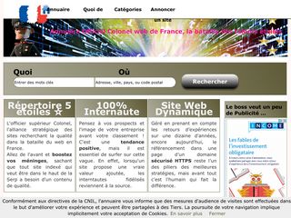 Annuaire colonel, le bonus web des internautes