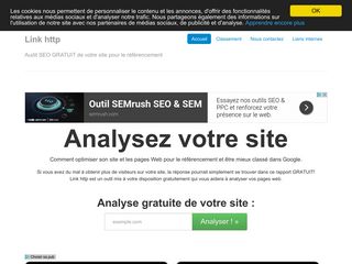Link http Audit SEO de site ou celui d’un client