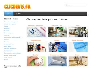 Clicdevis, le devis idéal travaux de maison