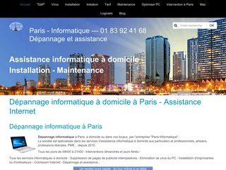 Dépannage informatique à Paris à domicile