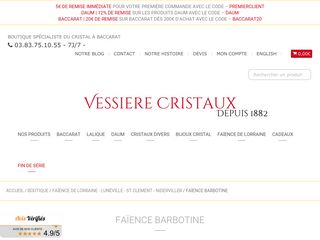 Vessiere Cristaux, trouver des objets en barbotine