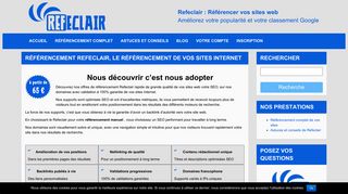 Référencement professionnel Refeclair
