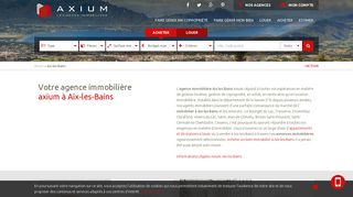 Nouvelle agence immobilière à Aix les Bains