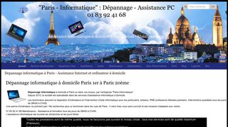 Dépannage informatique à Paris à domicile