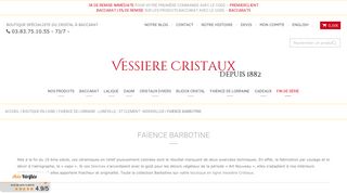 Vessiere Cristaux, trouver des objets en barbotine