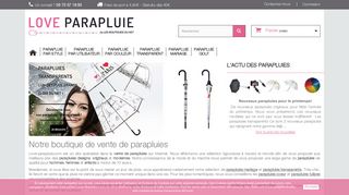 Love parapluie : la boutique en ligne du parapluie