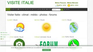 Aller en Italie visiter une semaine
