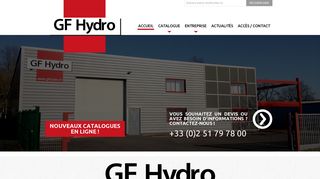 GF Hydro : distributeur de matériel hydraulique
