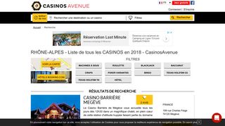 Jouer à l’Ultimate Poker, casinos du Rhône-Alpes