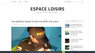 L’instinct maternel d’une policière sauve un bébé