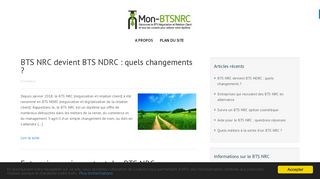 Portail d’information sur le BTS NRC