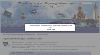 Dépannage informatique à Paris à domicile