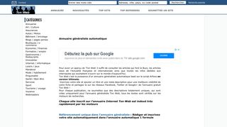 Annuaire SEO avec validation automatique