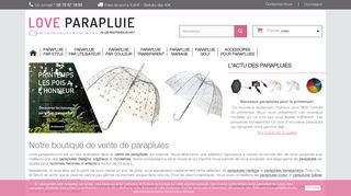 Love parapluie : la boutique en ligne du parapluie