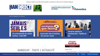 Handirect, le magazine consacré au handicap