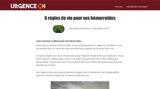 Les solutions efficaces contre l’hémorroide