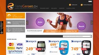 Electrostimulateurs en Suisse boutique en ligne