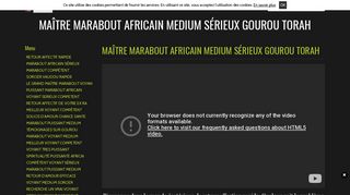 LE PLUS GRAND MAÃŽTRE MARABOUT DU MONDE GOUROU TORA