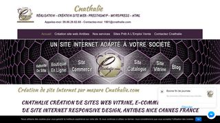Cnathalie.com : la création site web en PACA Antibes Nice Cannes accessible à tous