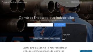 Inspection par caméra endoscope industriel souple