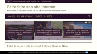 Faire faire son site internet de Cnathalie.com création et vente de site web existant