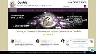 Cnathalie : la création site web en PACA Antibes Nice Cannes accessible à tous