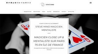 Steve Mind, spécialiste de l’art de magie pour vos événements en ÃŽle-de-france