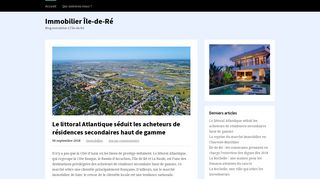 Taxe sur les logements vacants sur l’île de Ré