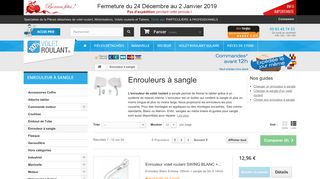 Les composants pour volets roulants
