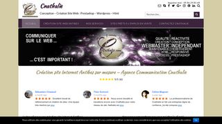 Cnathalie : la création site web en PACA Antibes Nice Cannes accessible à tous