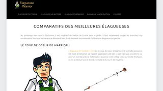 Comparatif des meilleures élagueuses