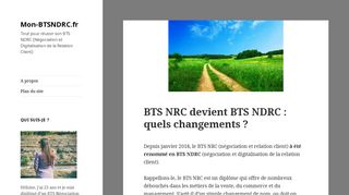 Portail d’information sur le BTS NRC