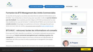 Informations et conseils sur le BTS MUC