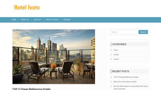 Hotel Ivato et ses diverses prestations