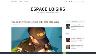 L’instinct maternel d’une policière sauve un bébé