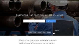 Inspection par caméra endoscope industriel souple