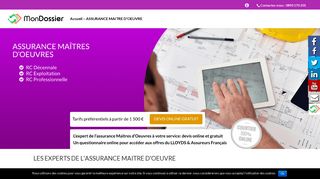 Obtenir des devis assurance maitre d’oeuvre