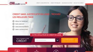 Comparateur de crédit gratuit en ligne